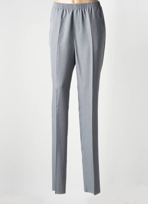 Pantalon slim gris LUIGI MORINI pour femme