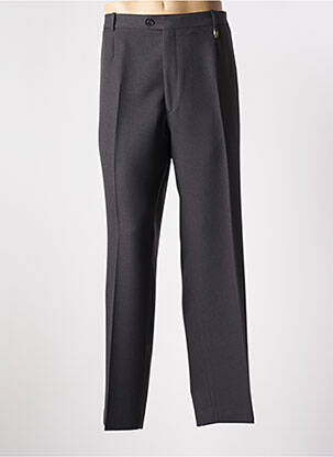 Pantalon droit tissage chiné taille normale gris LUCAN homme