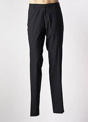 Pantalon droit stretch taille normale noir LUIGI MORINI homme