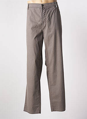 Pantalon droit stretch taille normale gris PIONIER homme
