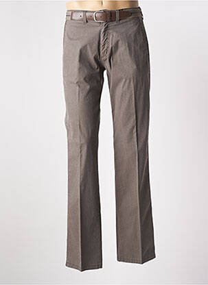 Pantalon chino stretch taille normale gris PIONIER homme