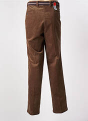 Pantalon chino marron LUIGI MORINI pour homme seconde vue