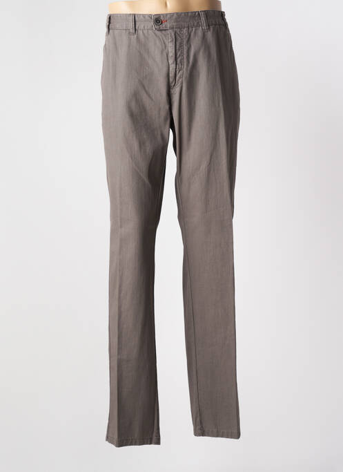 Pantalon chino stretch taille normale gris EMYLE homme