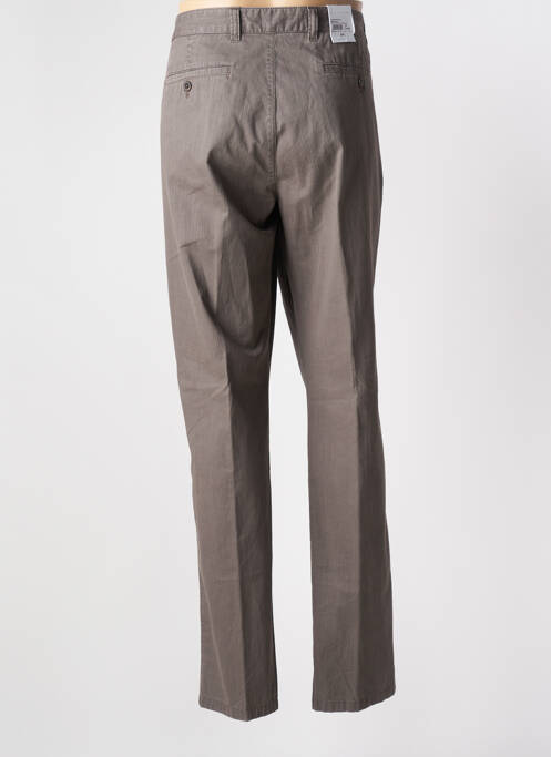 Pantalon chino stretch taille normale gris EMYLE homme