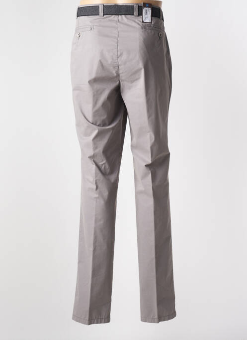 Pantalon chino gris LUIGI MORINI pour homme
