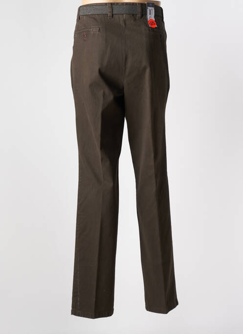 Pantalon chino vert LUIGI MORINI pour homme