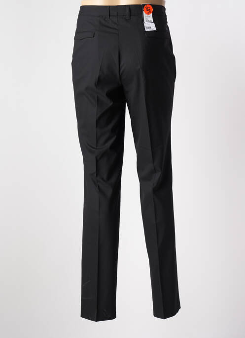 Pantalon droit noir LUIGI MORINI pour homme