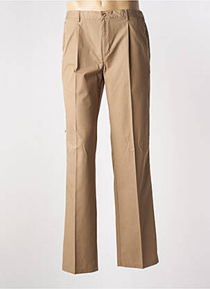 Pantalon droit coupe droite beige PIERRE D'ARLANC homme