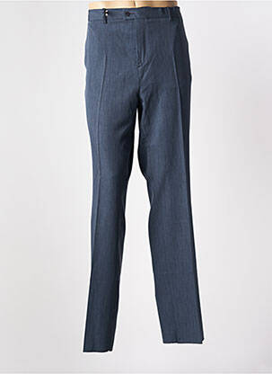 Pantalon droit coupe droite bleu PIERRE D'ARLANC homme