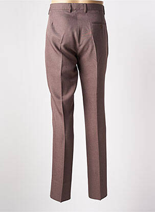 Pantalon droit coupe droite marron PIERRE D'ARLANC homme