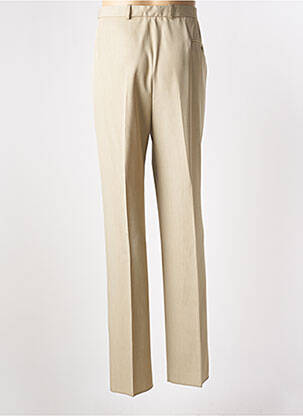 Pantalon droit coupe droite beige PIERRE D'ARLANC homme