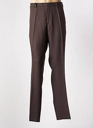 Pantalon droit poches marron PIERRE D'ARLANC homme