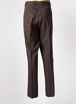 Pantalon droit coupe droite marron PIERRE D'ARLANC homme