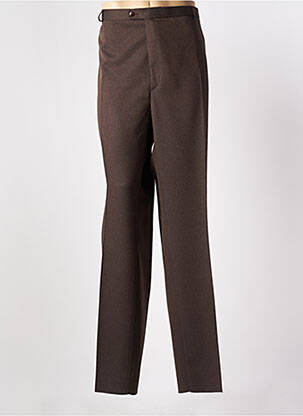 Pantalon droit poches marron PIERRE D'ARLANC homme