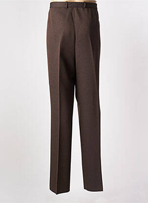 Pantalon droit coupe droite marron PIERRE D'ARLANC homme