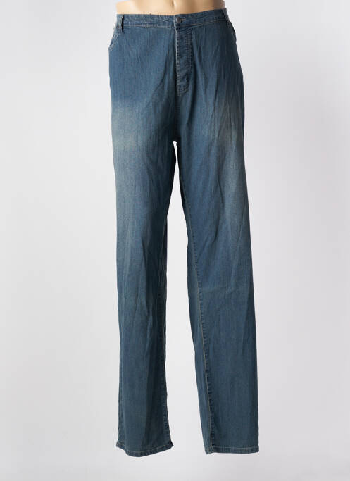Jeans coupe droite bleu QUINZE & TREIZE pour homme