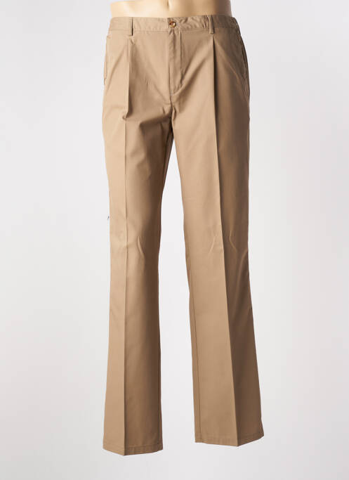 Pantalon droit beige PIERRE D'ARLANC pour homme