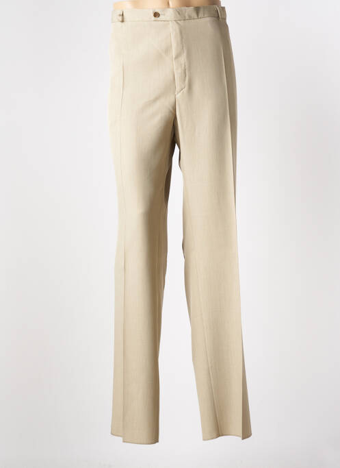 Pantalon droit beige PIERRE D'ARLANC pour homme