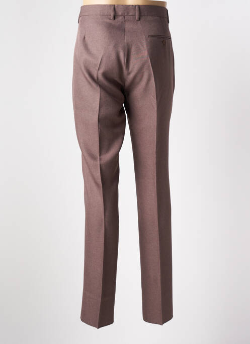 Pantalon droit marron PIERRE D'ARLANC pour homme