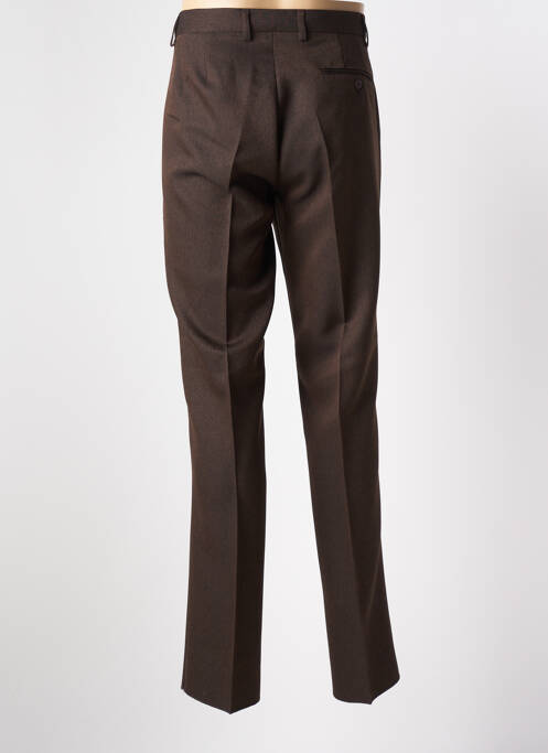 Pantalon droit marron PIERRE D'ARLANC pour homme