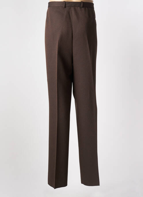 Pantalon droit marron PIERRE D'ARLANC pour homme