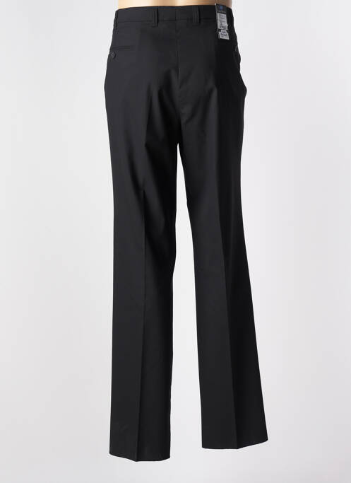 Pantalon droit noir LUIGI MORINI pour homme