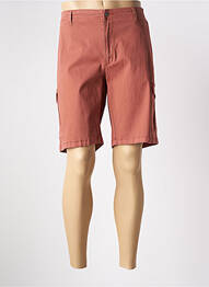 Bermuda coupe droite rouge JOST homme