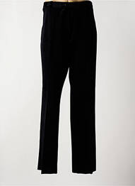 Pantalon droit tissage velours taille normale noir PIERRE D'ARLANC homme