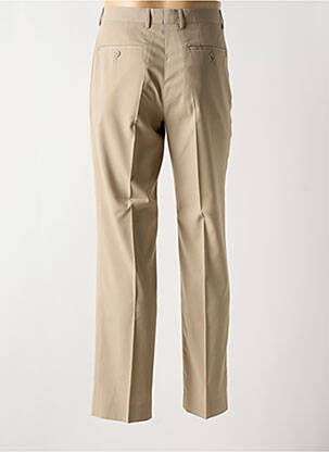 Pantalon droit stretch taille normale beige LCDN homme