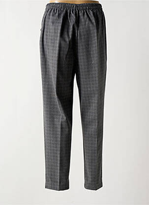 Pantalon droit taille haute taille haute gris PLURIELLES femme