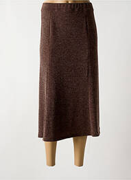 Jupe longue taille haute marron NAYAT femme