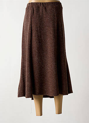 Jupe longue taille haute marron NAYAT femme