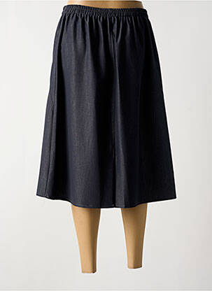 Jupe mi-longue stretch gris PLURIELLES femme