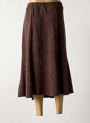 Jupe longue marron NAYAT pour femme seconde vue