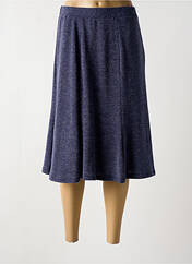 Jupe mi-longue bleu NAYAT pour femme seconde vue