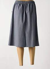Jupe mi-longue gris PLURIELLES pour femme seconde vue