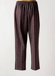 Pantalon droit violet PLURIELLES pour femme seconde vue