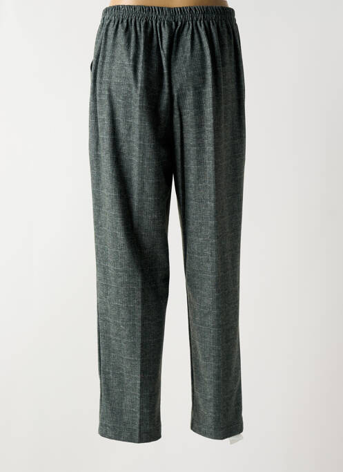 Pantalon droit stretch taille haute vert PLURIELLES femme