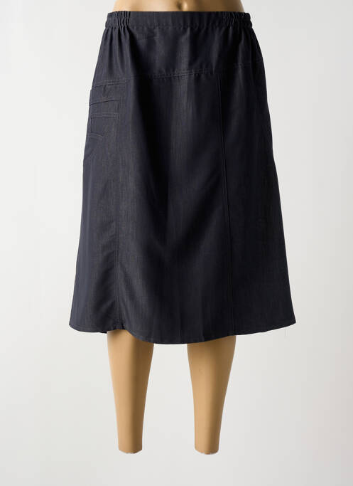 Jupe mi-longue gris PLURIELLES pour femme