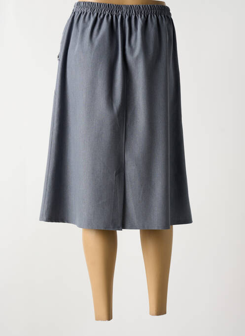 Jupe mi-longue gris PLURIELLES pour femme