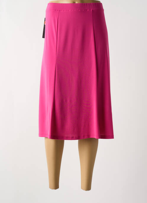 Jupe mi-longue rose NAYAT pour femme