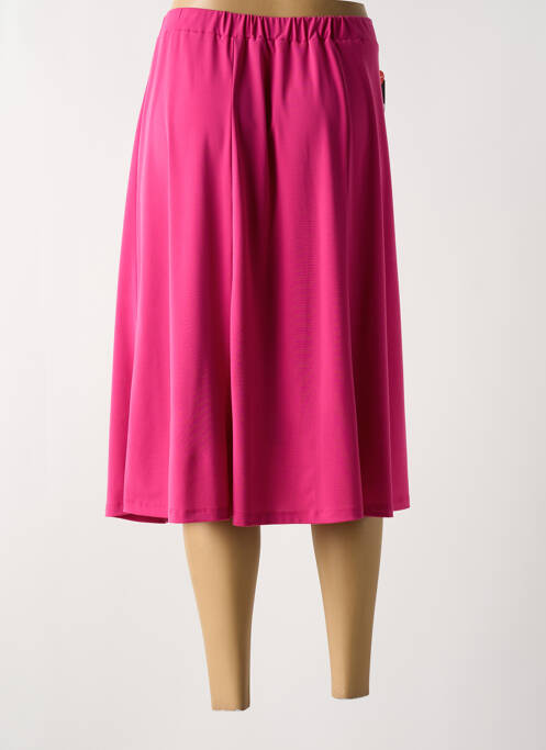 Jupe mi-longue rose NAYAT pour femme