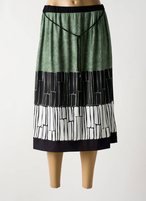 Jupe mi-longue vert OMC pour femme