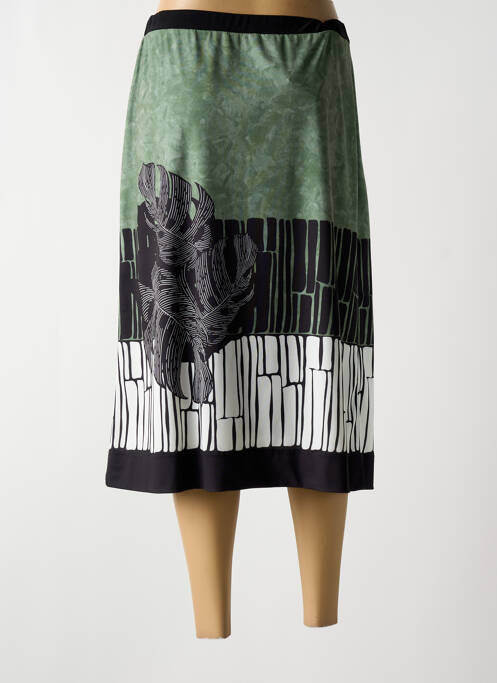 Jupe mi-longue vert OMC pour femme