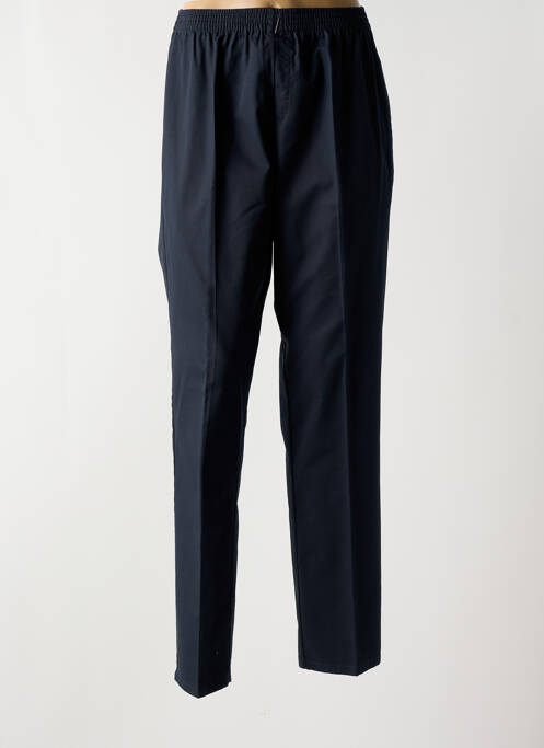 Pantalon droit bleu PIERRE D'ARLANC pour femme