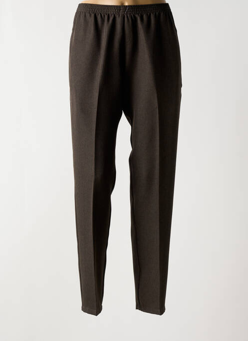 Pantalon droit vert PIERRE D'ARLANC pour femme