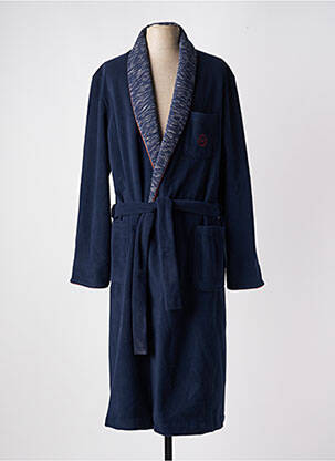 Robe de chambre poches bleu CHRISTIAN CANE homme