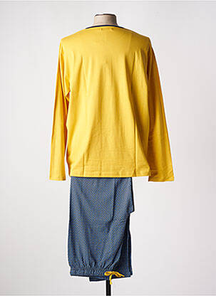 Pyjama col rond jaune CHRISTIAN CANE homme