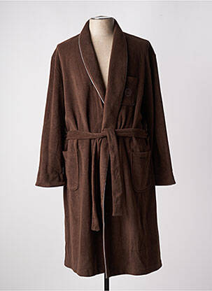 Peignoir poches marron CHRISTIAN CANE homme