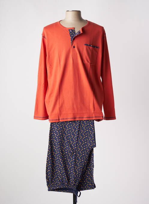 Pyjama orange CHRISTIAN CANE pour homme